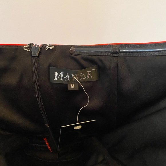 Strapless dress red and black size M - Picture 3 of 4